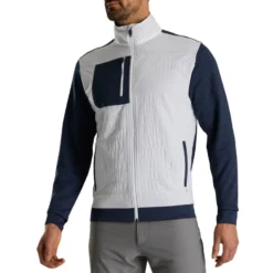 FootJoy ThermoSeries Hybrid Jacket -Pum Golf Club Shop footjoy thermoseries hybrid jacket white navy itempicture
