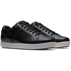 FootJoy Women's Links Golf Shoes Black 11 FootJoy Women's Links Golf Shoes Black -Pum Golf Club Shop footjoy womens fj links golf shoes black 98150 pair itempicture