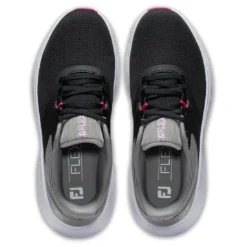 FootJoy Women's Flex Golf Shoes Black/Grey -Pum Golf Club Shop footjoy womens flex golf shoes black grey 95717 top itempicture