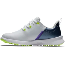 FootJoy Women's Fuel Sport Golf Shoes White/Navy -Pum Golf Club Shop footjoy womens fuel sport golf shoes white navy 90128 side itempicture