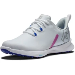 FootJoy Women's Fuel Sport Golf Shoes White/Pink 9 FootJoy Women's Fuel Sport Golf Shoes White/Pink -Pum Golf Club Shop footjoy womens fuel sport golf shoes white pink 90127 toe itempicture