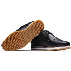 FootJoy Women's Sport Retro Golf Shoes Black/Black -Pum Golf Club Shop footjoy womens sport retro golf shoes black beauty itempicture