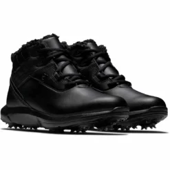 FootJoy Women's Stormwalker Golf Boots Black -Pum Golf Club Shop footjoy womens stormwalker golf boots 98831 black pair itempicture