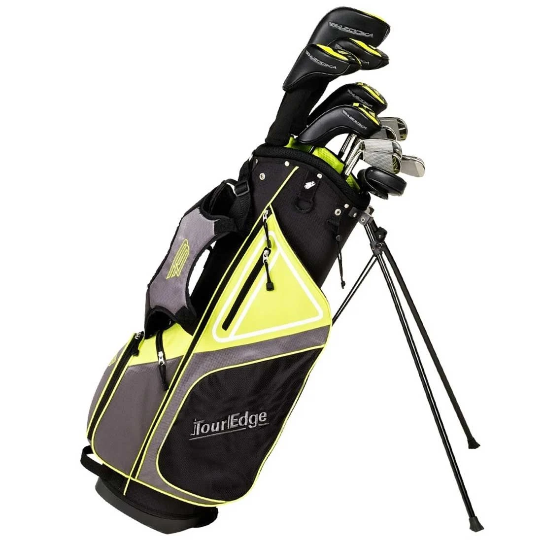 Tour Edge Bazooka 470 Black Complete Set W/ Stand Bag 1 Tour Edge Bazooka 470 Black Complete Set W/ Stand Bag