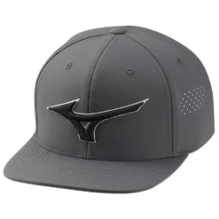 Mizuno Tour Flat Snapback Hat -Pum Golf Club Shop mizuno tour flat snapback hat charcoal itempicture