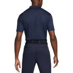 Nike Dri-FIT Victory Colorblock Polo -Pum Golf Club Shop nike 2022 dri fit victory colorblock polo obsidian white back itempicture