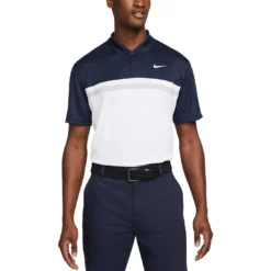 Nike Dri-FIT Victory Colorblock Polo -Pum Golf Club Shop nike 2022 dri fit victory colorblock polo obsidian white itempicture