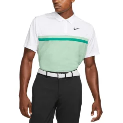 Nike Dri-FIT Victory Colorblock Polo -Pum Golf Club Shop nike 2022 dri fit victory colorblock polo white enamel green itempicture