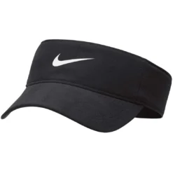 Nike Dri-FIT Ace Visor -Pum Golf Club Shop nike 2023 dri fit ace visor black front itempicture