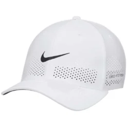 Nike Dri-FIT ADV Rise Hat -Pum Golf Club Shop nike 2023 dri fit adv rise hat white front itempicture