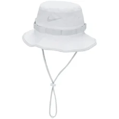 Nike Dri-FIT Apex Bucket Hat -Pum Golf Club Shop nike 2023 dri fit apex bucket hat white front itempicture