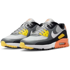Nike Air Max 90 G Golf Shoes Smoke Grey/White/Black -Pum Golf Club Shop nike air max 90 g golf shoes smoke grey white black pair itempicture