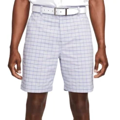 Nike Dri-FIT Chino Plaid Shorts -Pum Golf Club Shop nike dri fit chino plaid shorts barely grape front itempicture