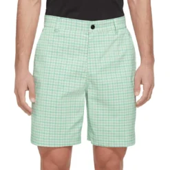 Nike Dri-FIT Chino Plaid Shorts -Pum Golf Club Shop nike dri fit chino plaid shorts enamel green itempicture