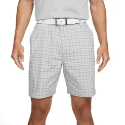Nike Dri-FIT Chino Plaid Shorts -Pum Golf Club Shop nike dri fit chino plaid shorts light smoke grey itempicture