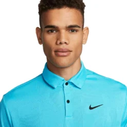 Nike Dri-FIT Tour Jacquard Polo 19 Nike Dri-FIT Tour Jacquard Polo -Pum Golf Club Shop nike dri fit tour jacquard polo baltic blue detail itempicture