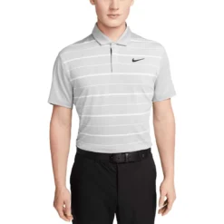 Nike Dri-FIT Tiger Woods Striped Polo -Pum Golf Club Shop nike dri fit tw striped polo light smoke grey itempicture