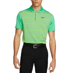 Nike Dri-FIT Tiger Woods Striped Polo -Pum Golf Club Shop nike dri fit tw striped polo spring green itempicture