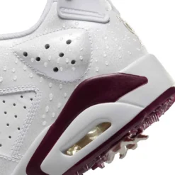 Nike Jordan Retro 6 G Golf Shoes White/Bordeaux -Pum Golf Club Shop nike jordan retro 6 g golf shoes white bordeaux detail2 itempicture