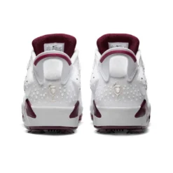 Nike Jordan Retro 6 G Golf Shoes White/Bordeaux -Pum Golf Club Shop nike jordan retro 6 g golf shoes white bordeaux heel itempicture