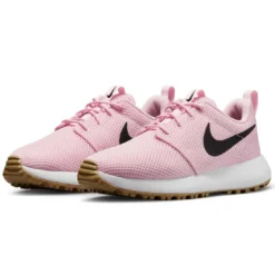 Nike Juniors Roshe 2 G Golf Shoes Soft Pink/Black/White -Pum Golf Club Shop nike juniors roshe 2 g golf shoes soft pink black dz6895 601 pair itempicture
