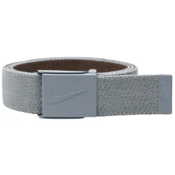 Nike Reversible Stretch Web Belt -Pum Golf Club Shop nike reversible stretch web belt grey itempicture