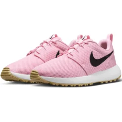 Nike Unisex Roshe G Next Nature Golf Shoes Soft Pink/Black/White -Pum Golf Club Shop nike roshe g next nature golf shoes soft pink black dv1202 601 pair itempicture