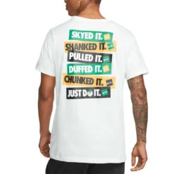 Nike Verbiage Golf Tee -Pum Golf Club Shop nike verbiage golf tee white back itempicture