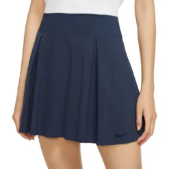 Nike Women's Dri-FIT Long Golf Skort -Pum Golf Club Shop nike womens dri fit long golf skort obsidian front itempicture