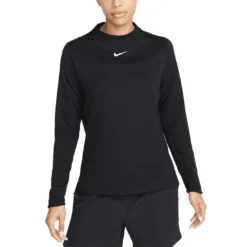 Nike Women's Dri-FIT UV Advantage Mock-Neck Top -Pum Golf Club Shop nike womens dri fit uv advantage mock neck top black itempicture