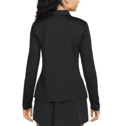 Nike Women's Dri-FIT Victory Long Sleeve Polo -Pum Golf Club Shop nike womens dri fit victory long sleeve polo black back itempicture