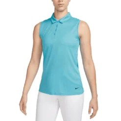 Nike Women's Dri-FIT Victory Sleeveless Polo -Pum Golf Club Shop nike womens dri fit victory sleeveless polo baltic blue itempicture