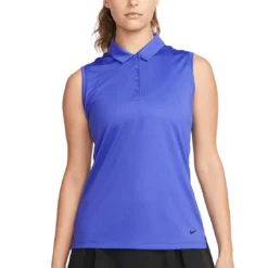 Nike Women's Dri-FIT Victory Sleeveless Polo -Pum Golf Club Shop nike womens dri fit victory sleeveless polo lapis itempicture