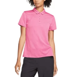 Nike Women's Dri-FIT Victory Textured Polo -Pum Golf Club Shop nike womens dri fit victory textured polo pinksicle itempicture