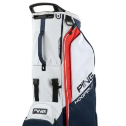 Ping Hoofer Lite Stand Bag -Pum Golf Club Shop ping 2023 hoofer lite stand bag navy platinum red detail3 itempicture
