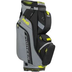Ping Pioneer Cart Bag -Pum Golf Club Shop ping 2024 pioneer cart bag iron black neon yellow itempicture