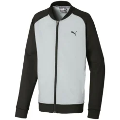 Puma Boys Full Zip Jacket -Pum Golf Club Shop puma 2021 boys full zip jacket quarry itempicture