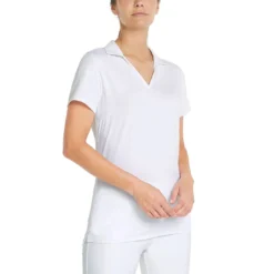 Puma Women's CLOUDSPUN Coast Polo -Pum Golf Club Shop puma 2022 womens cloudspun coast polo white model itempicture