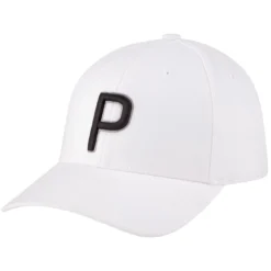 Puma 2022 Women's P Snapback Hat -Pum Golf Club Shop puma 2022 womens p snapback hat white itempicture