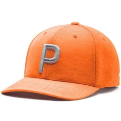 Puma 2022 Youth P Snapback Hat -Pum Golf Club Shop puma 2022 youth p snapback hat vibrant orange itempicture