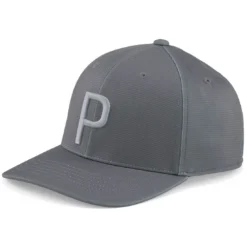 Puma P Snapback Hat -Pum Golf Club Shop puma 2023 p snapback hat slate sky ash grey itempicture
