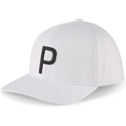 Puma P Snapback Hat -Pum Golf Club Shop puma 2023 p snapback hat white black itempicture