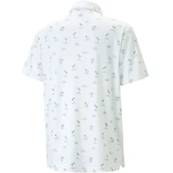 Puma Cloudspun Horizons Polo -Pum Golf Club Shop puma cloudspun horizons polo white back itempicture