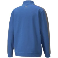 Puma CLOUDSPUN T7 Quarter Zip -Pum Golf Club Shop puma cloudspun t7 quarter zip bright cobalt back itempicture