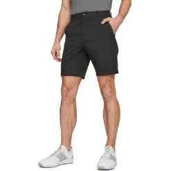 Puma Dealer 8 Inch Shorts -Pum Golf Club Shop puma dealer 8 inch shorts black front itempicture