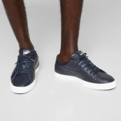 Puma Fusion Classic Golf Shoes Navy Blazer -Pum Golf Club Shop puma fusion classic golf shoes navy 376982 03 model2 itempicture