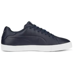 Puma Fusion Classic Golf Shoes Navy Blazer -Pum Golf Club Shop puma fusion classic golf shoes navy 376982 03 profile1 itempicture