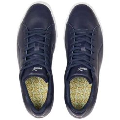 Puma Fusion Classic Golf Shoes Navy Blazer -Pum Golf Club Shop puma fusion classic golf shoes navy 376982 03 top itempicture