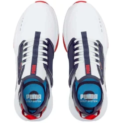 Puma GS.One Golf Shoes White/Navy Blazer/Ski Patrol 8 Puma GS.One Golf Shoes White/Navy Blazer/Ski Patrol -Pum Golf Club Shop puma gs one golf shoes white navy blazer ski patrol top itempicture