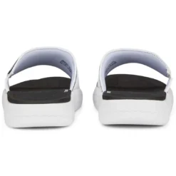 Puma GS-Softride Slide Volition Slides White 9 Puma GS-Softride Slide Volition Slides White -Pum Golf Club Shop puma gs softride slide volition slides white 378339 01 heel itempicture